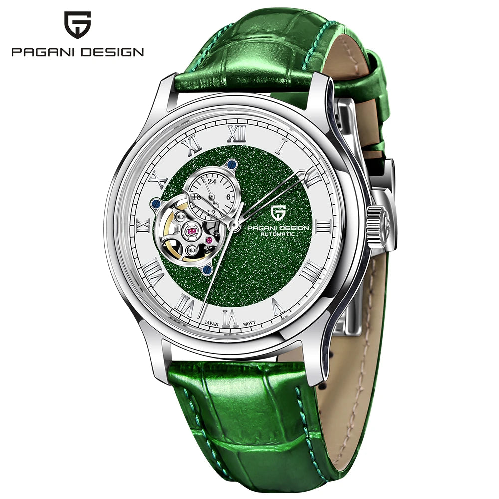 PAGANI UCO-Montre mécanique en acier inoxydable