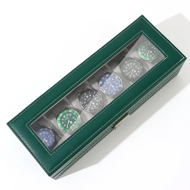 Boîte de rangement en cuir