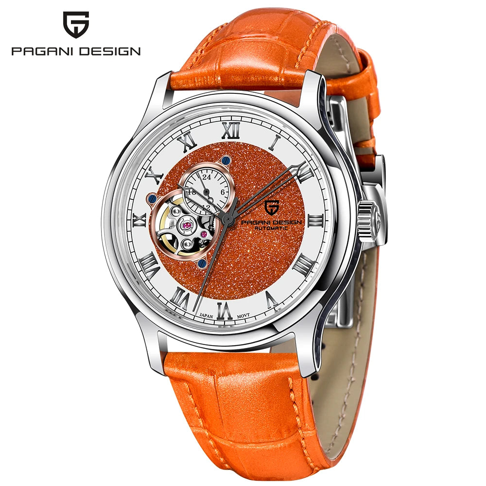 PAGANI UCO-Montre mécanique en acier inoxydable