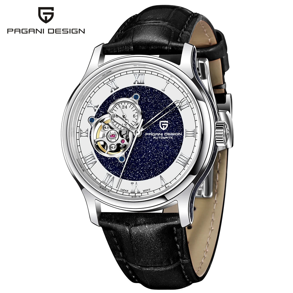 PAGANI UCO-Montre mécanique en acier inoxydable