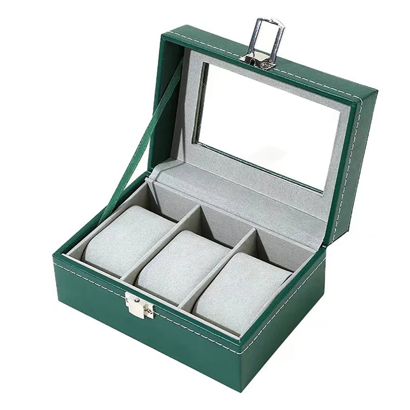 Boîte de rangement en cuir