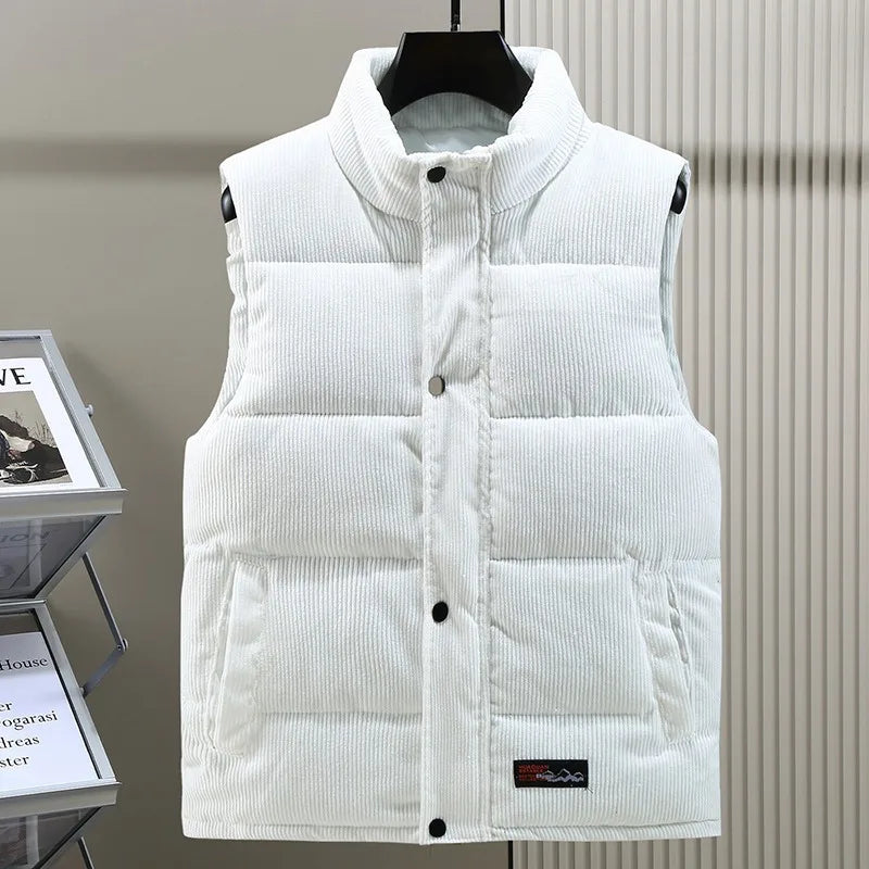 Gilet en coton velours côtelé