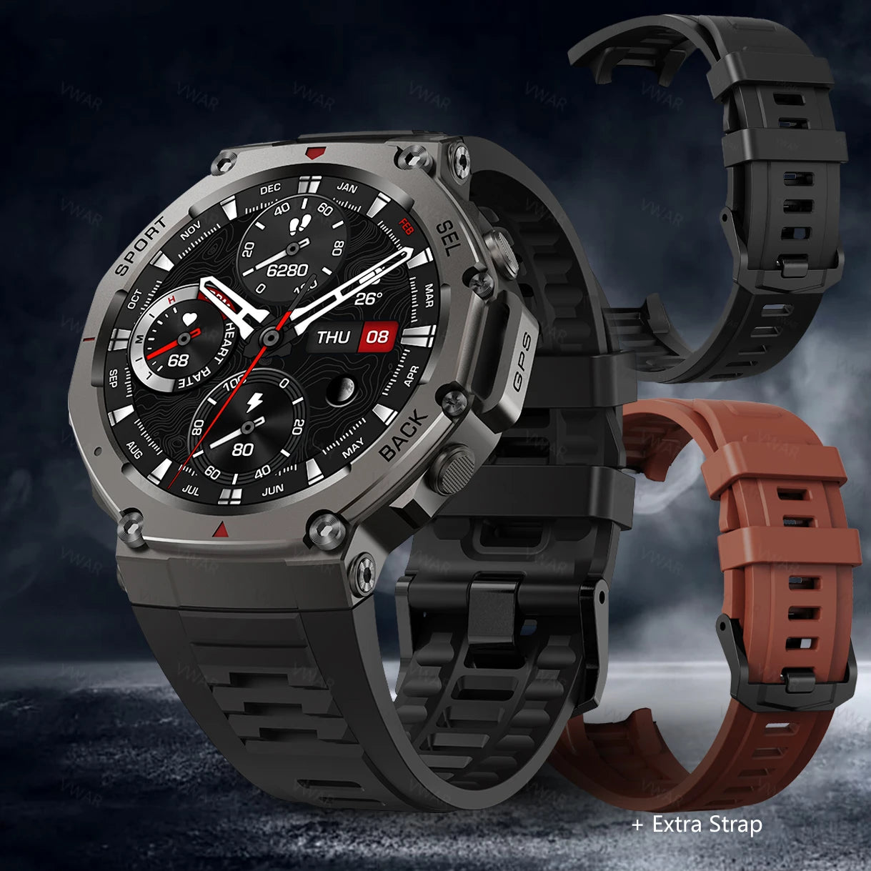 Montre  GPS intégré, boussole