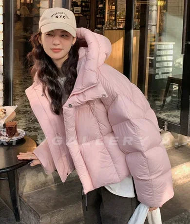 Vestes décontractées à capuche en coton épais