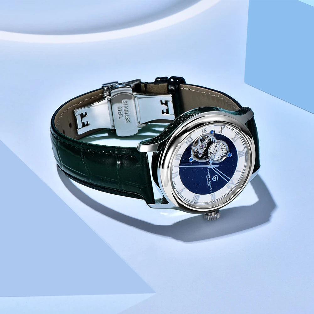 PAGANI UCO-Montre mécanique en acier inoxydable