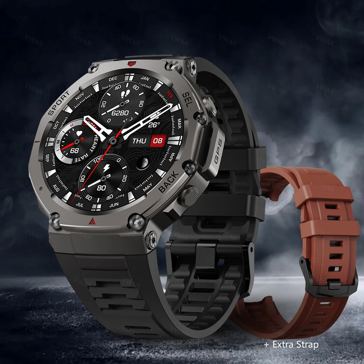 Montre  GPS intégré, boussole