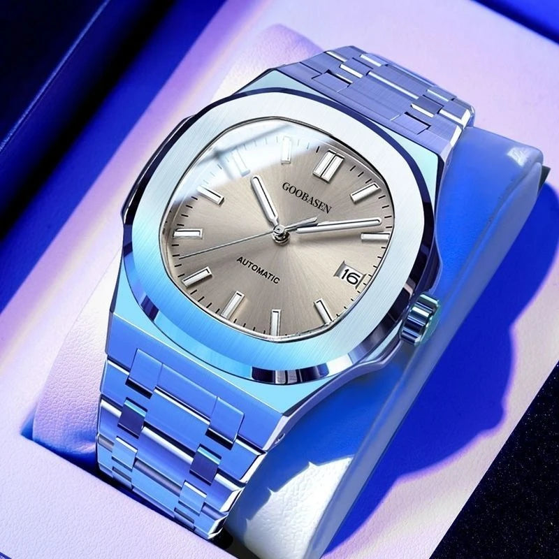 Bracelet en acier inoxydable, automatique