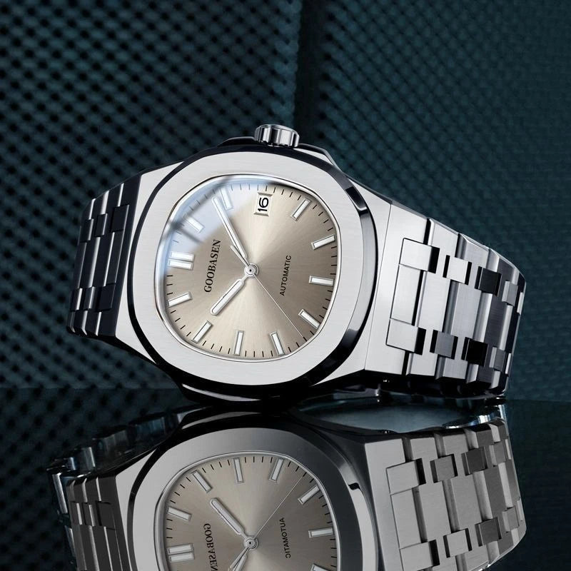 Bracelet en acier inoxydable, automatique