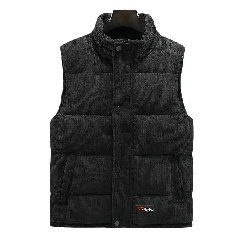 Gilet en coton velours côtelé