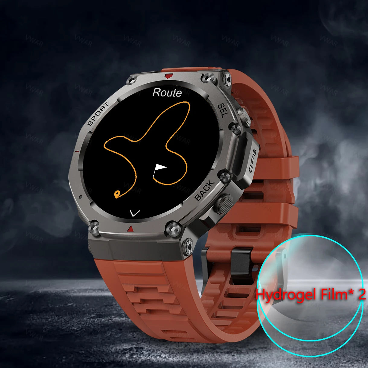 Montre  GPS intégré, boussole