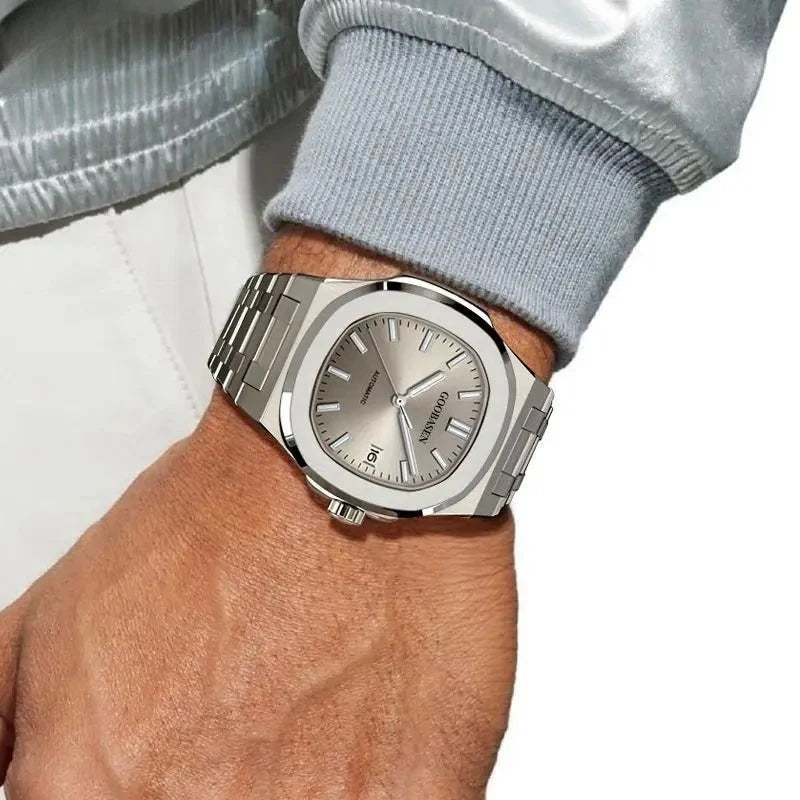 Bracelet en acier inoxydable, automatique